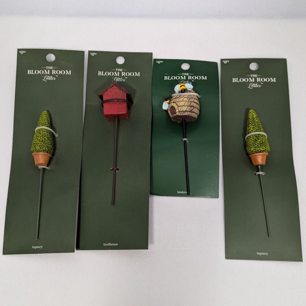 Bloom Room Littles Gnome Lot of 4 Pic Accessories JoAnn Fabrics Midwest Designs